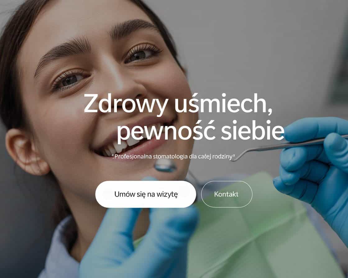strona internetowa dla dentysty